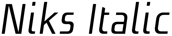 Niks Italic Font