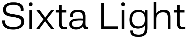 Sixta Light Font