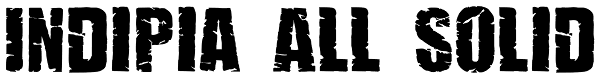 Indipia All Solid Font