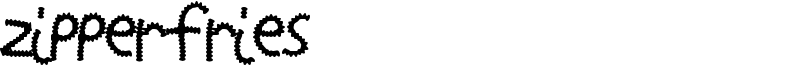 ZipperFries Font