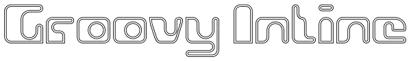 Groovy Inline Font