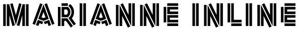 Marianne Inline Font