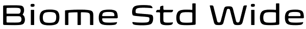 Biome Std Wide Font