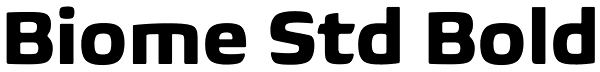 Biome Std Bold Font