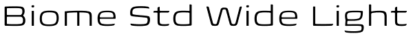 Biome Std Wide Light Font