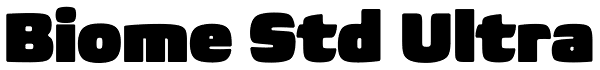 Biome Std Ultra Font
