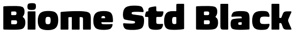 Biome Std Black Font