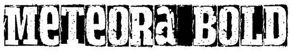 Meteora Bold Font