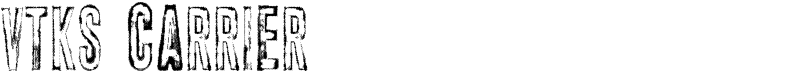 vtks carrier Font