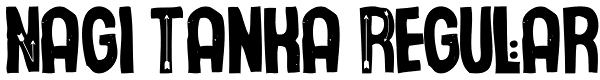 Nagi Tanka Regular Font