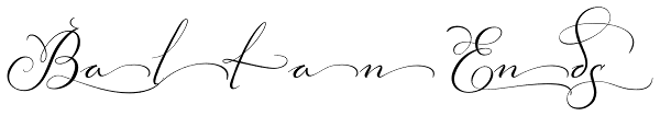 Baltan Ends Font