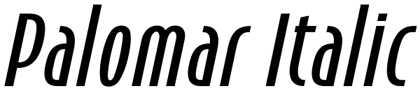 Palomar Italic Font