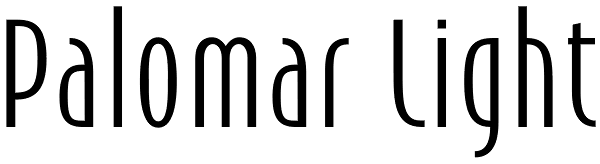 Palomar Light Font