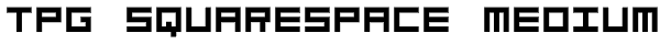 TPG SquareSpace Medium Font