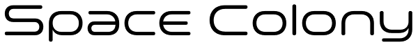 Space Colony Font