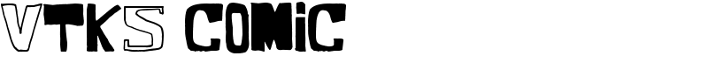 VTKS COMIC Font
