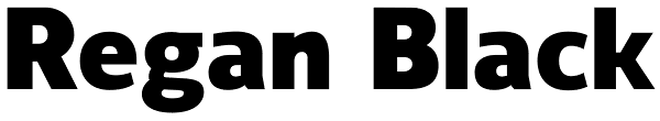Regan Black Font