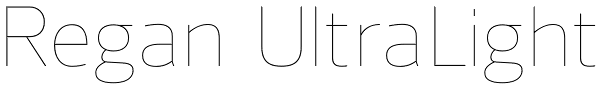 Regan UltraLight Font