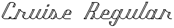Cruise Regular Font