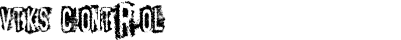 vtks Control Font