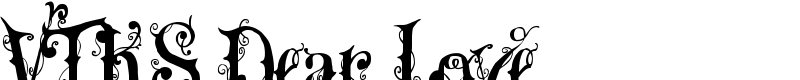 VTKS Dear Love Font