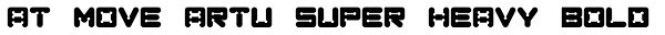 AT Move Artu Super Heavy Bold Font