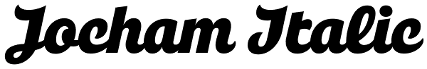 Jocham Italic Font