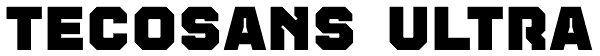 TecoSans Ultra Font