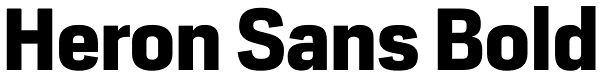 Heron Sans Bold Font