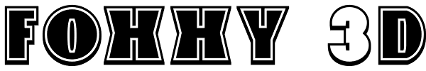 Foxxy 3D Font