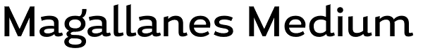 Magallanes Medium Font