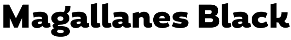 Magallanes Black Font