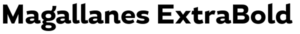 Magallanes ExtraBold Font