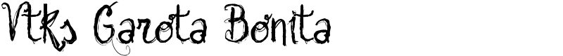 Vtks Garota Bonita Font