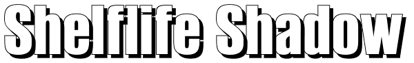Shelflife Shadow Font