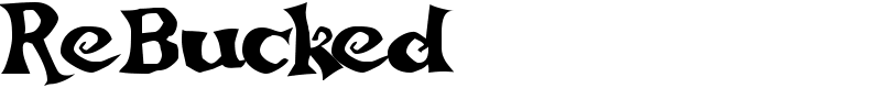 ReBucked Font