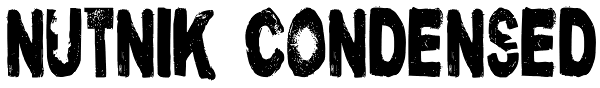 Nutnik Condensed Font
