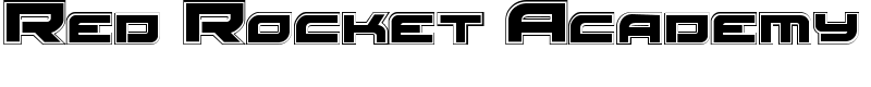 Red Rocket Academy Font