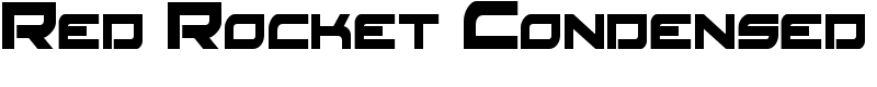 Red Rocket Condensed Font