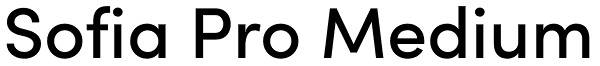 Sofia Pro Medium Font