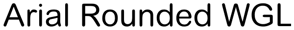 Arial Rounded WGL Font