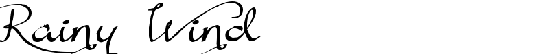 Rainy Wind Font