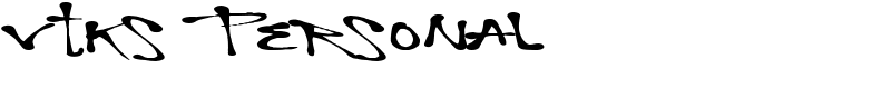 Vtks Personal Font