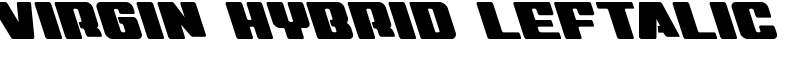 Virgin Hybrid Leftalic Font