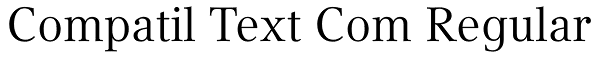 Compatil Text Com Regular Font