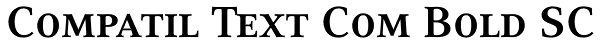 Compatil Text Com Bold SC Font