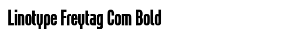 Linotype Freytag Com Bold Font