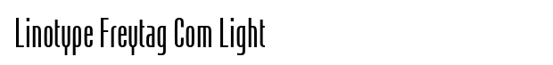 Linotype Freytag Com Light Font