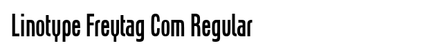 Linotype Freytag Com Regular Font