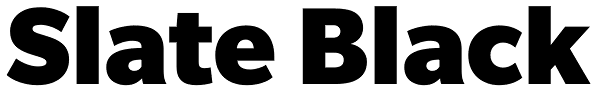 Slate Black Font